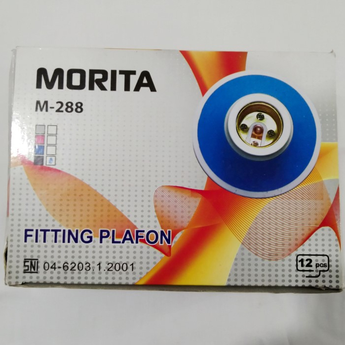 Fitting Lampu Plafon Bulat Fitting Plafon MORITA M-288