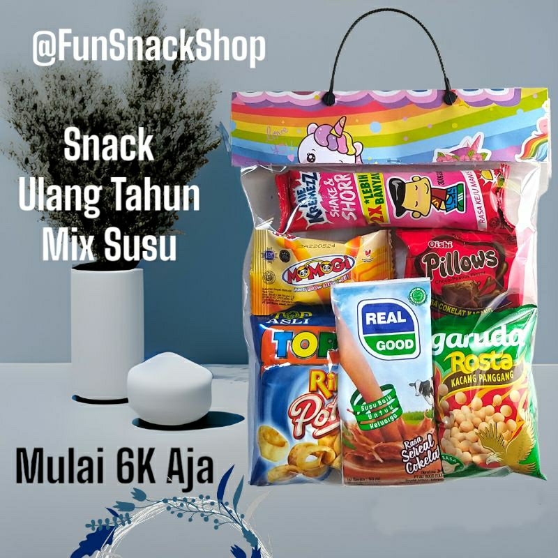 

Snack Ulang Tahun Anak Paket Mix Susu A