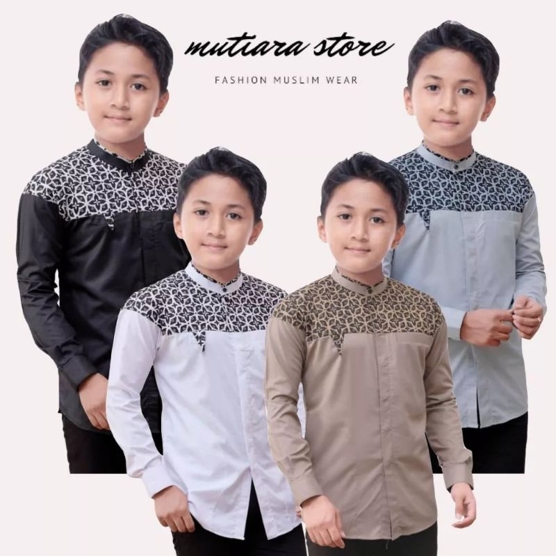 Baju Koko anak laki laki Koko anak katun toyobo