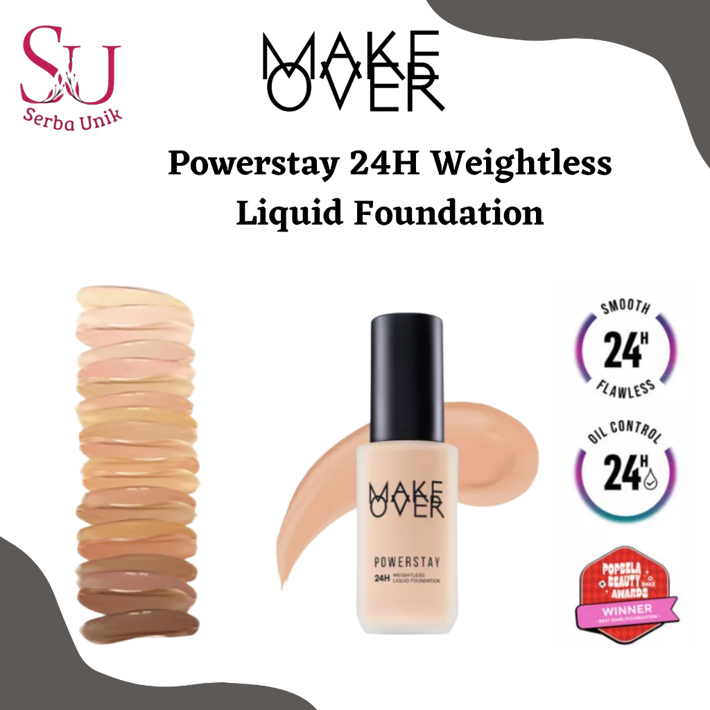 Make Over Powerstay 24H Weightless Liquid Foundation 40ml | Oil Control Foundation