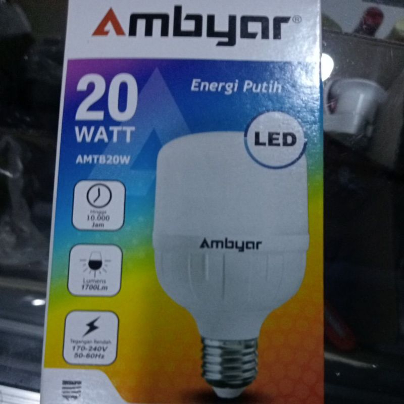 lampu led 20 watt bohlam murah