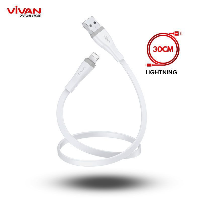 VIVAM SL30S KABEL DATA LIGHTNING 30CM