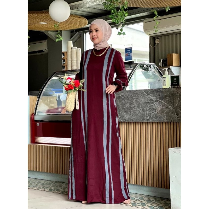 GAMIS TWILL NK ORIGINAL/MOTIF SALUR