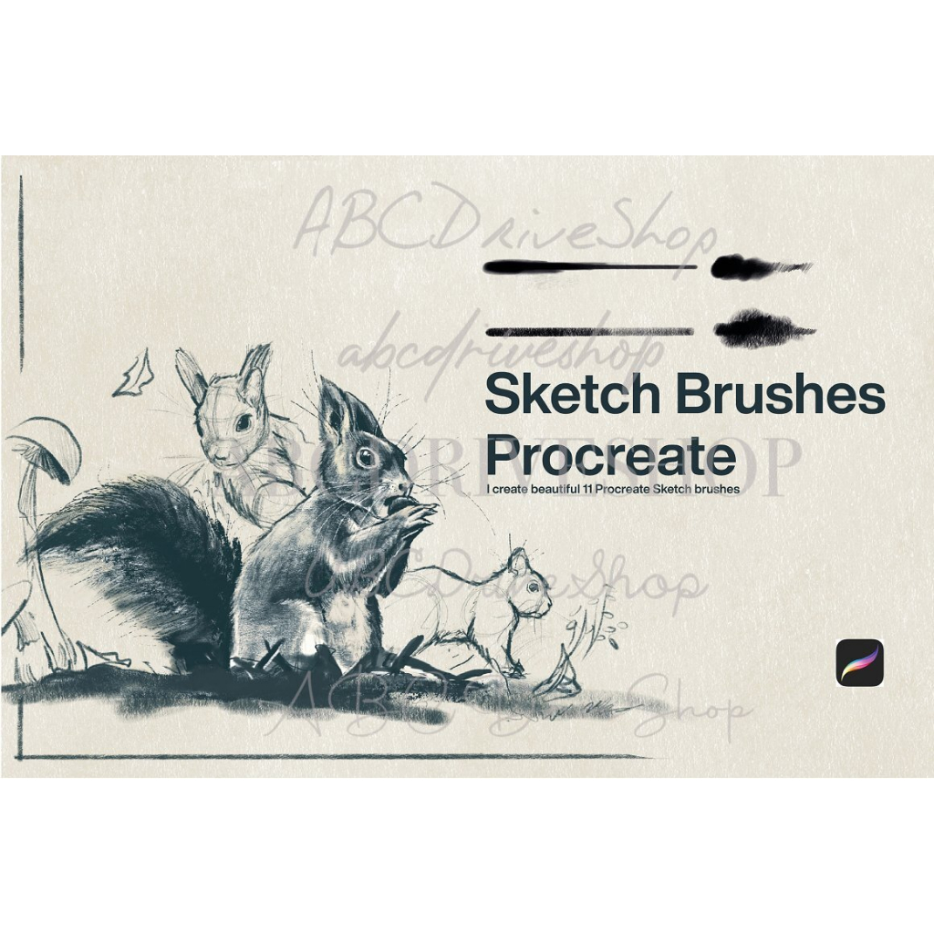 Procreate Brush - Marker, Liner, and Paper Texture Bundle Set