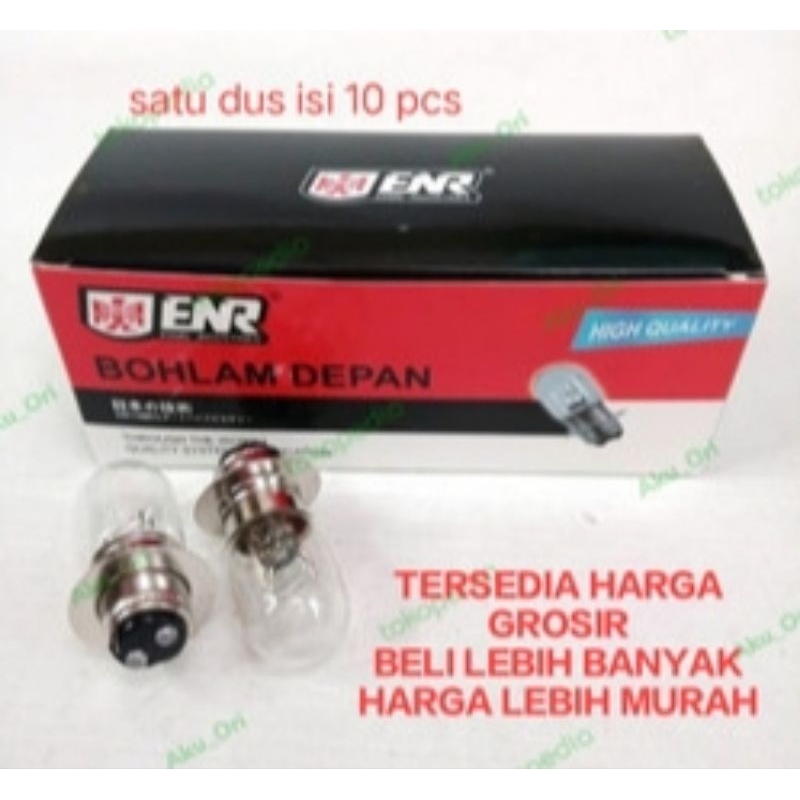 bohlam lampu depan motor bebek/ matic 12v 35-35w