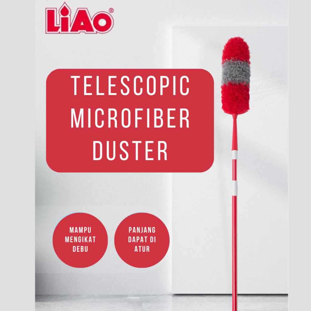 Liao Microfiber Duster Telescopic / Kemoceng Microfiber Telescopic