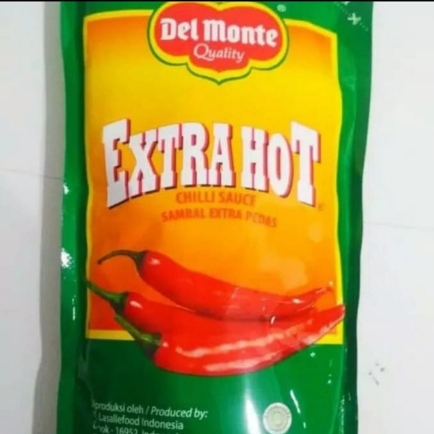 

sambal delmonte extra hot 1kg karton (10pcs)