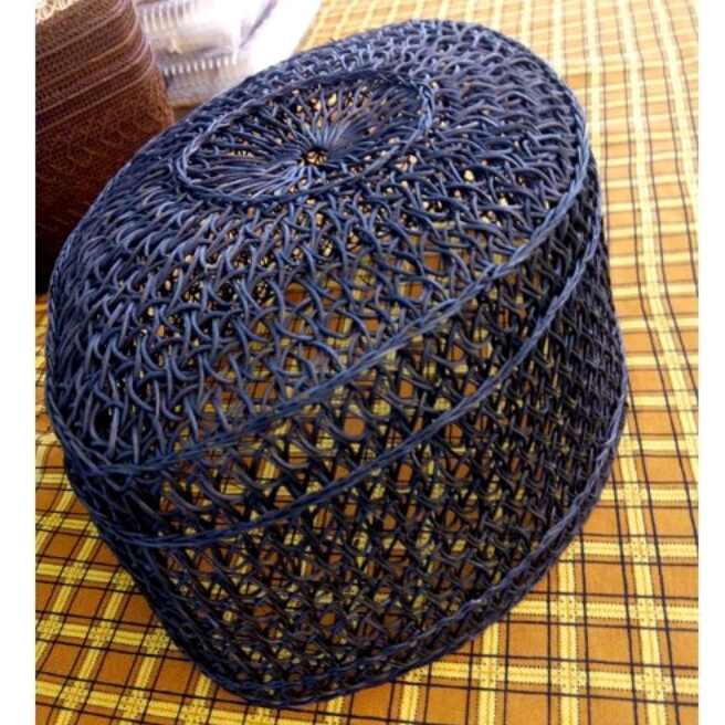 PECI ROTAN hitam polos/songkok rotan