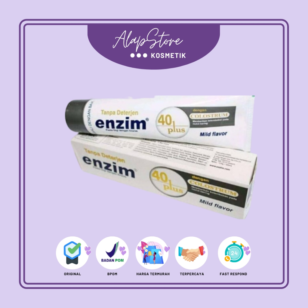 Enzim 40 Plus Colostrum Mild Pasta Gigi  Pasta Gigi