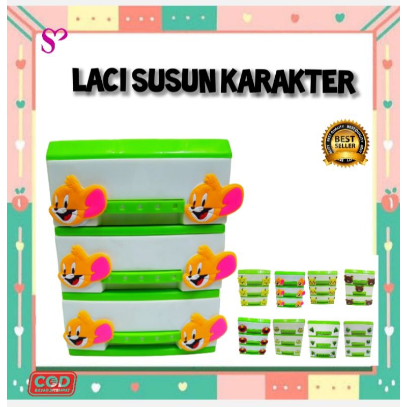 Sahabat Shopping - Laci Susun Keroppi Lucu|Laci Make Up Keroppi |Laci Keroppi