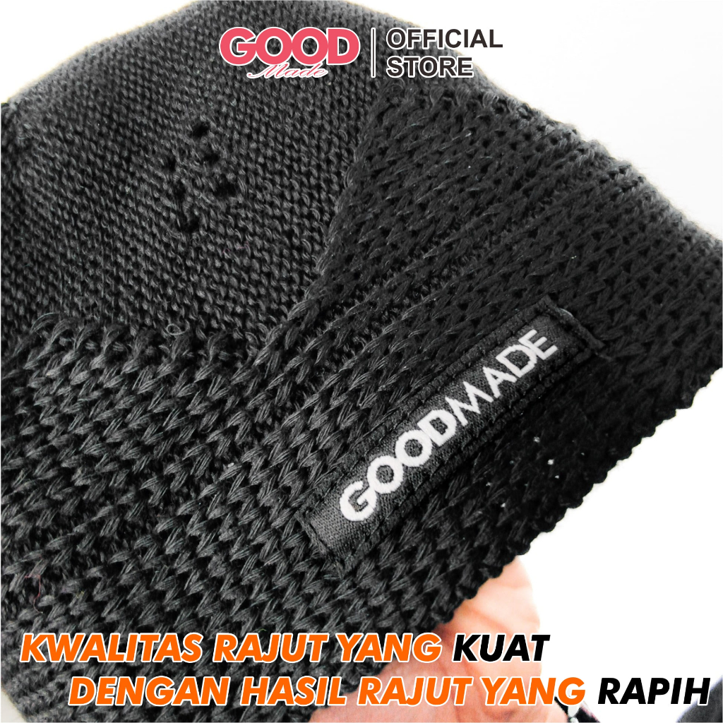 GOOD MADE - Peci Rajut Tebal Dewasa Premium | Peci Haji | COD