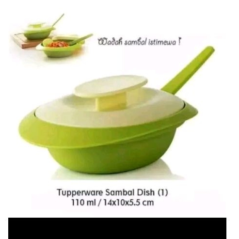 Blossom Sambal Dish  (2) ORI 100% Tupperware