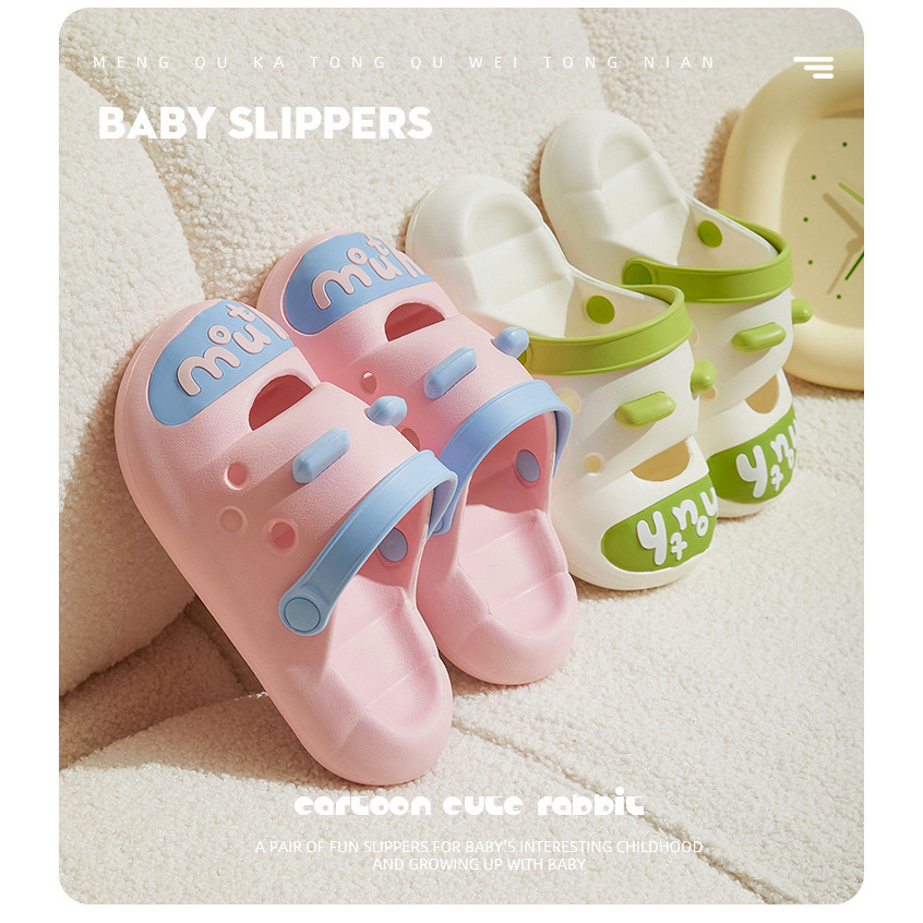 Sandal Selop Anak Laki-laki / Perempuan Karakter Mouth Anti Slip SA10