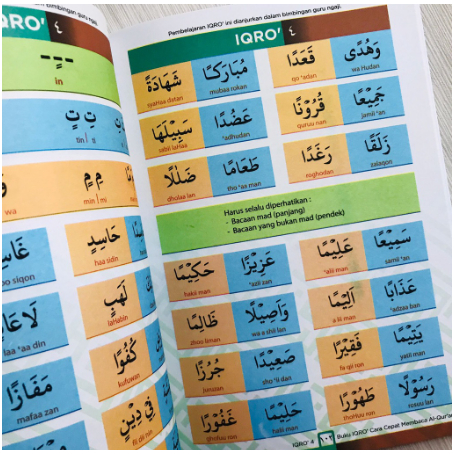 Buku IQRO'' Cara Cepat Membaca AlQuran Edisi Milenial (ALQSBAH) Ukuran A5