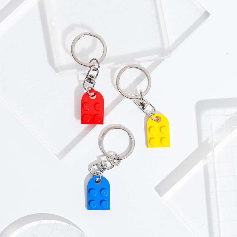 LEG0 - Brick Keychain / Gantungan Kunci bentuk hati untuk couple / pasangan / love series