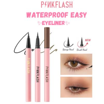 ^ KYRA ^ Pinkflash Eyeliner Easy Waterproof Pigemented Tahan Air dan Lama Oh My Line