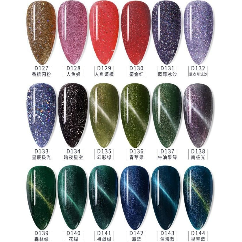 MSK lead kutek uv gel nail polis gel 160 warna part 3 101-130