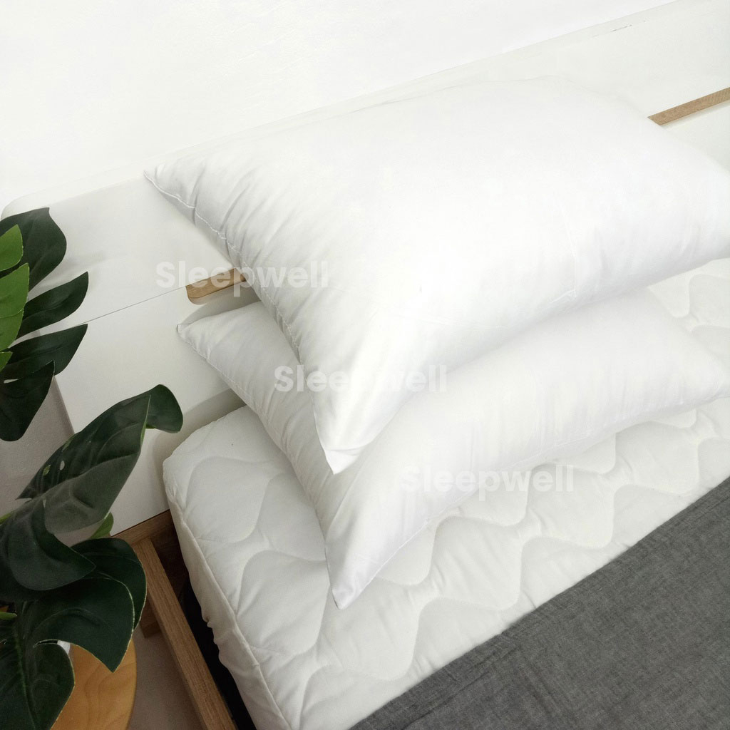 Vallery Quincy - Bantal / Guling Bulu Angsa - Soft Pillow Bolster Goose Down Tidur Kepala SLEEPWELL