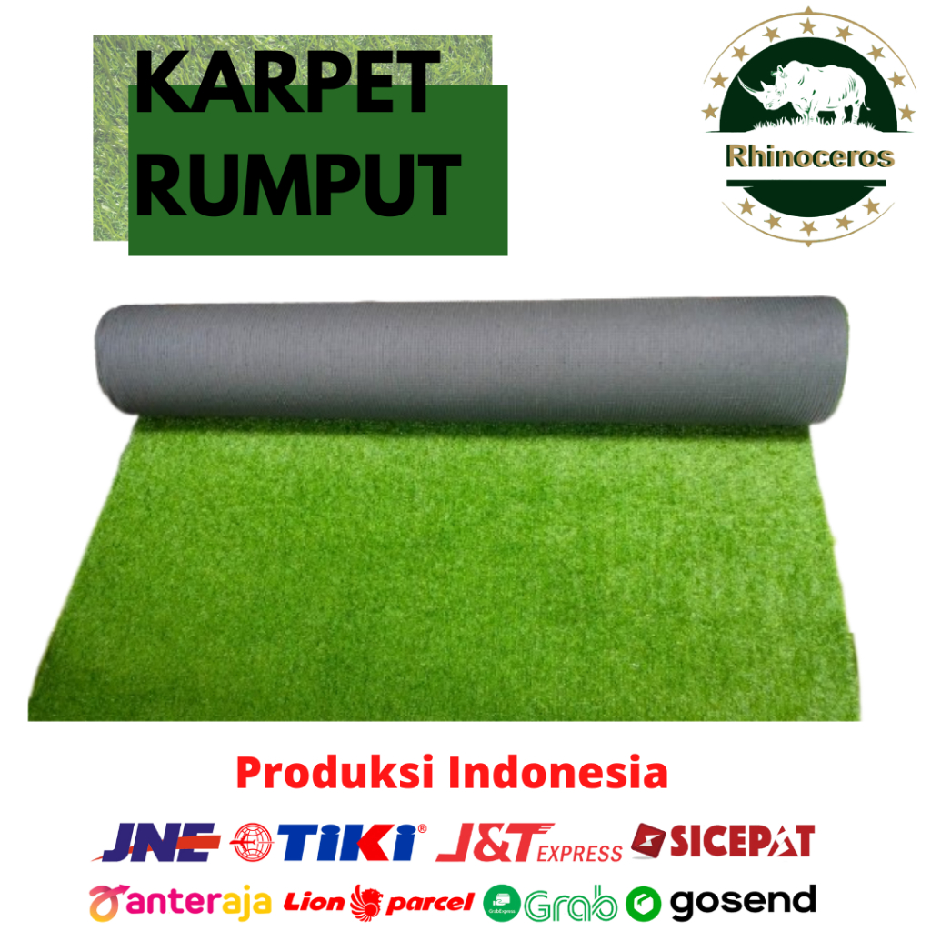 Karpet Rumput Sintetis Meteran Artificial Grass Tebal 20mm 30mm