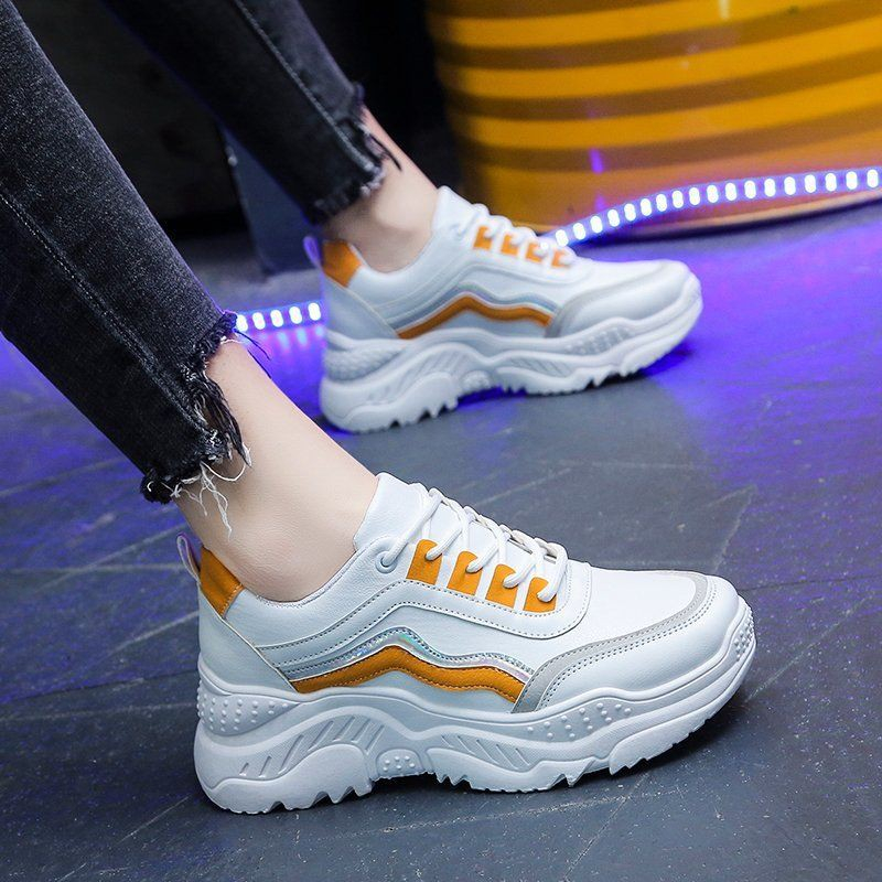 Sepatu Sneakers Wanita Korea Sport Sepatu putih FL 01