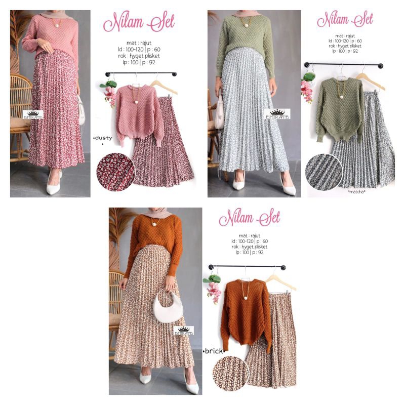 restok NILAM SET (KIMORA)
