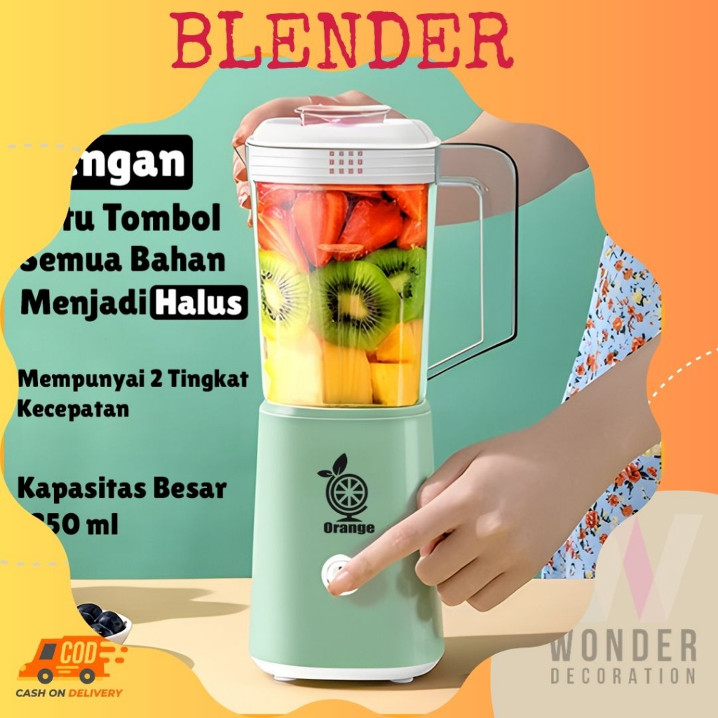 Blender Termurah Blender Juice Mini Portable 1.2L High Speed Blender Sayur &amp; Buah Multifungsi Electric Smoothie