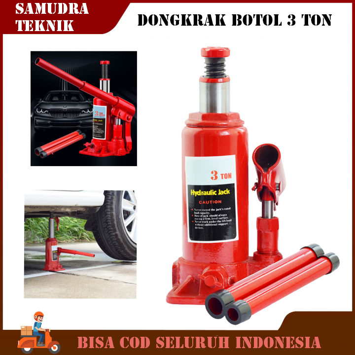 Dongkrak Turun Harga  Dongkrak Botol 5 ton, 3 ton & 2 Ton Mobil Universal Kuat Murah SUV Sedan