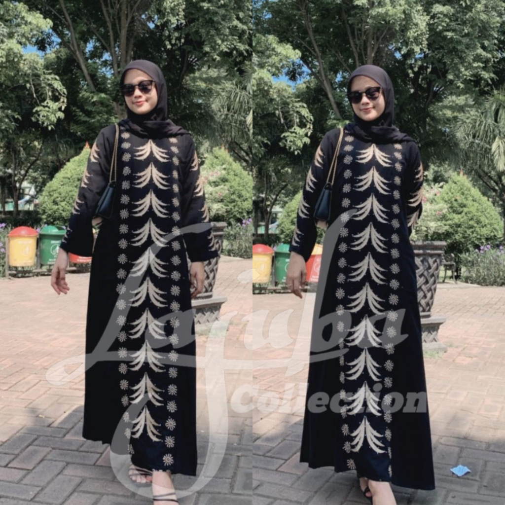 Abaya kumis dewasa - Gamis terbaru dan kekinian - abaya arab Saudi - jubah jumbo - busana muslimah -