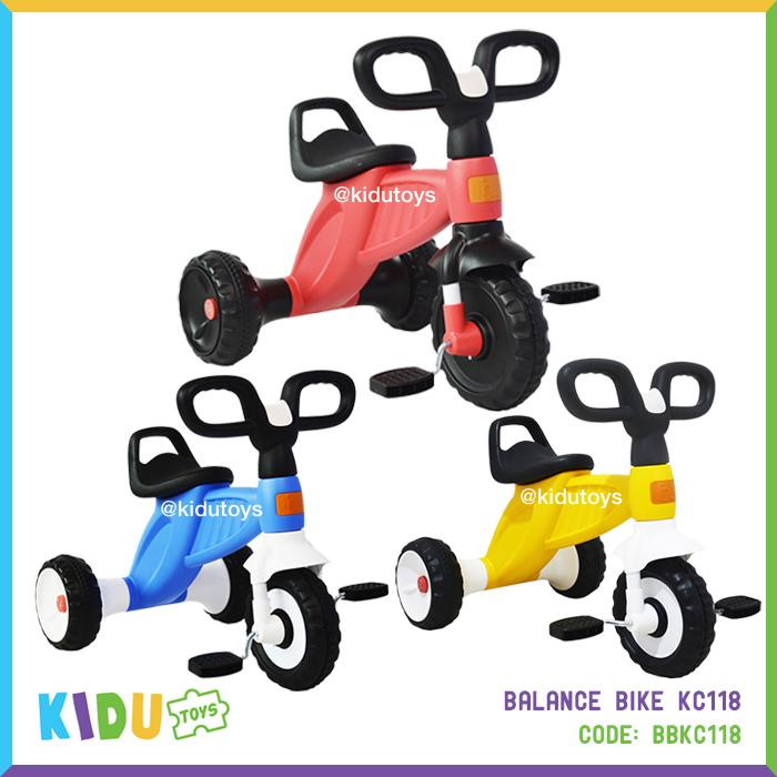 Mainan Anak Sepeda Anak Balance Bike KC118 Kidu Toys