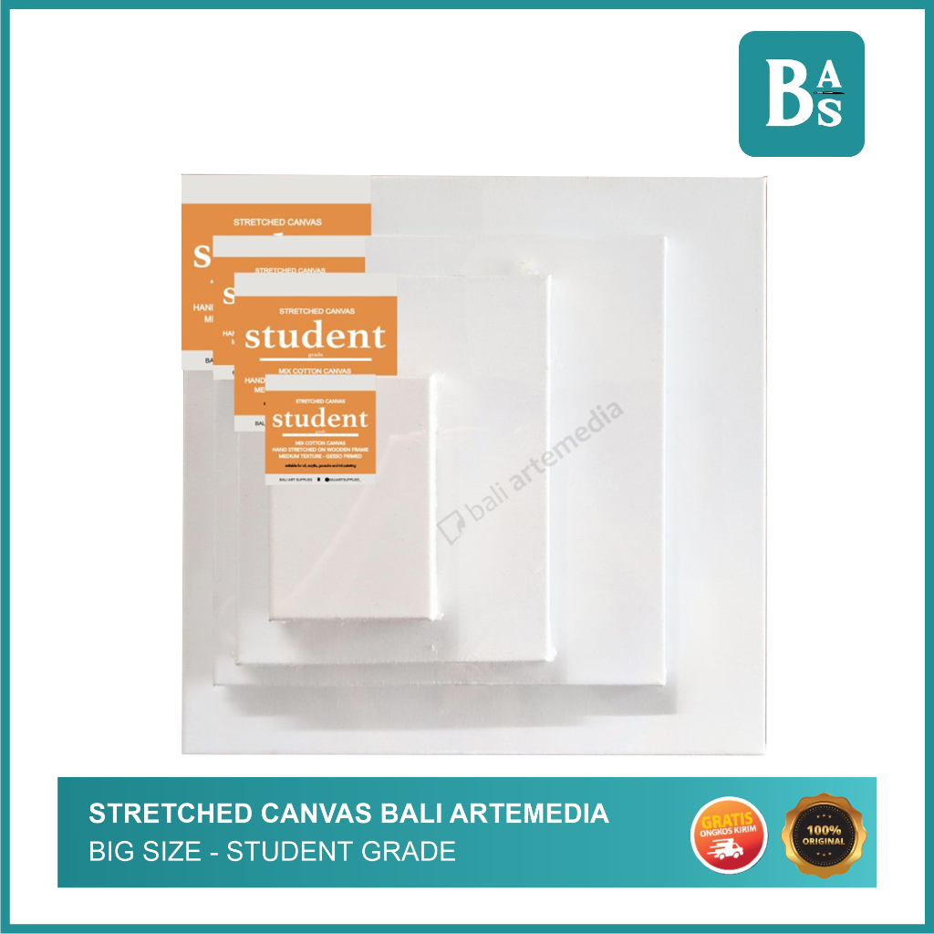 Stretched Canvas Bali Artemedia Big Size - Student Grade