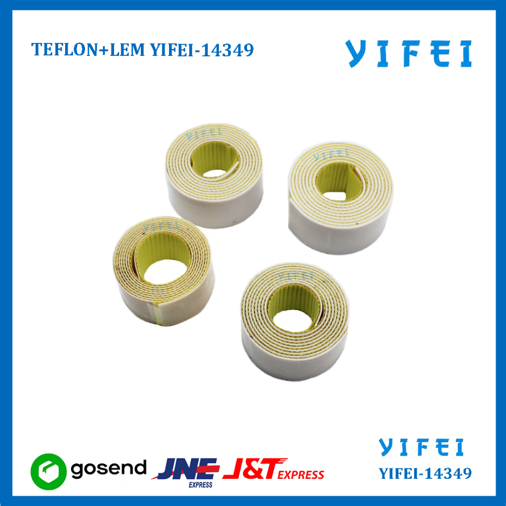 TEFLON STRIP SEPATU MESIN JAHIT TEFLON+LEM /YIFEI-14349