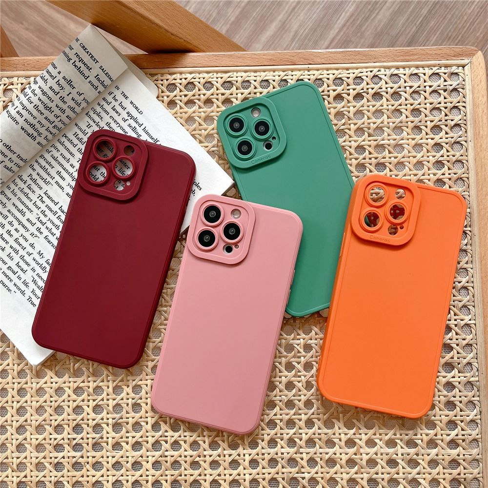 Soft Case Silikon Silica Gel Pro Camera Candy Macaron 3D Kamera Kompatibel Untuk Redmi Note 9 Redmi Note 9 Pro Redmi Note 10 Redmi Note 10s Redmi Note 10 Pro Redmi Note 11 4G Redmi Note 11 Pro 4G Redmi Note 11 Pro 5G