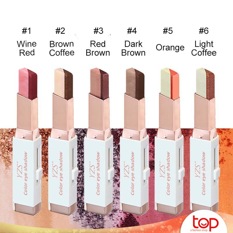 EYE SHADOW STICK NATURAL COLOR SIMPLE GRADIEN 2 in 1 HIGHLIGHTER  COLOUR