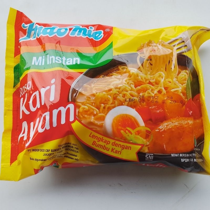 

Indomie Instant Rasa Kari Ayam 72 gr [ 5 BUNGKUS ]