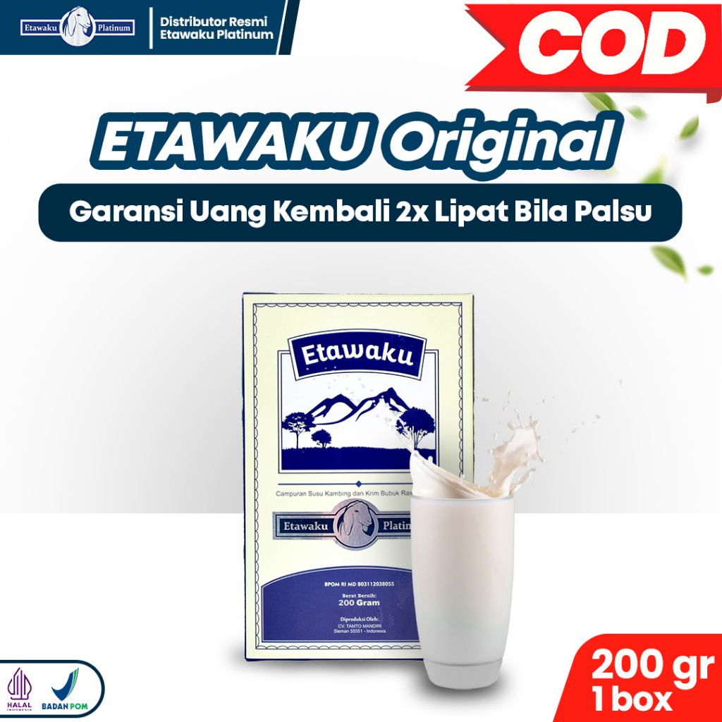 ETAWAKU PLATINUM ORIGINAL | Susu Kambing Etawa Atasi Masalah Nyeri Sendi Pernafasan Kesehatan dan Kepadatan Tulang