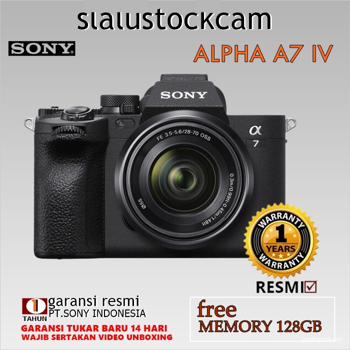 Sony A7 IV kit 28 70mm / Camera Sony Alpha 7IV Kit / Sony a7IV 28-70mm