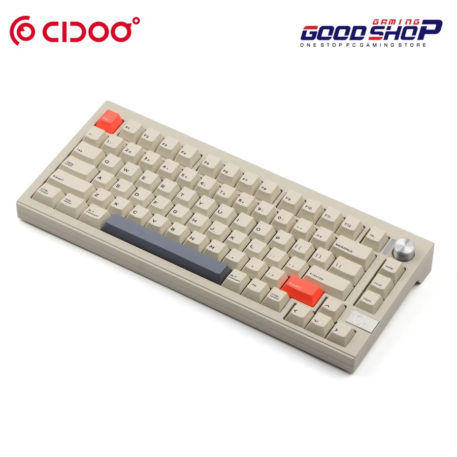 CIDOO V75 - Pre-built 75% 81 keys Hotswappable Mechanical Keyboard