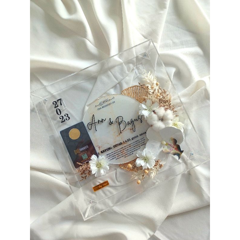 ANNA FRAME - Bingkai Mahar Akrilik 3D