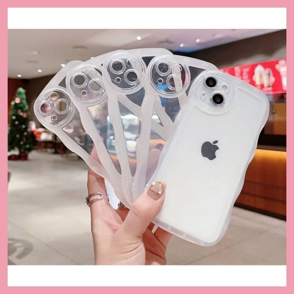 SMART 7/SMART 6+/SMART 5/.SMART 4 Case Gelombang CLEAR 3D VENUS ACC