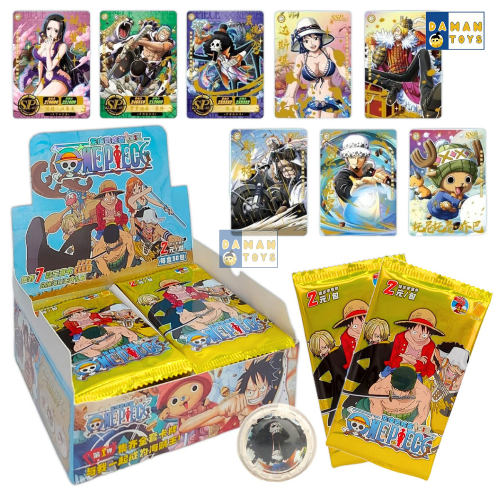 180 Pcs Kartu Anime One Piece 1 Box Grosir Cards 36 Pack