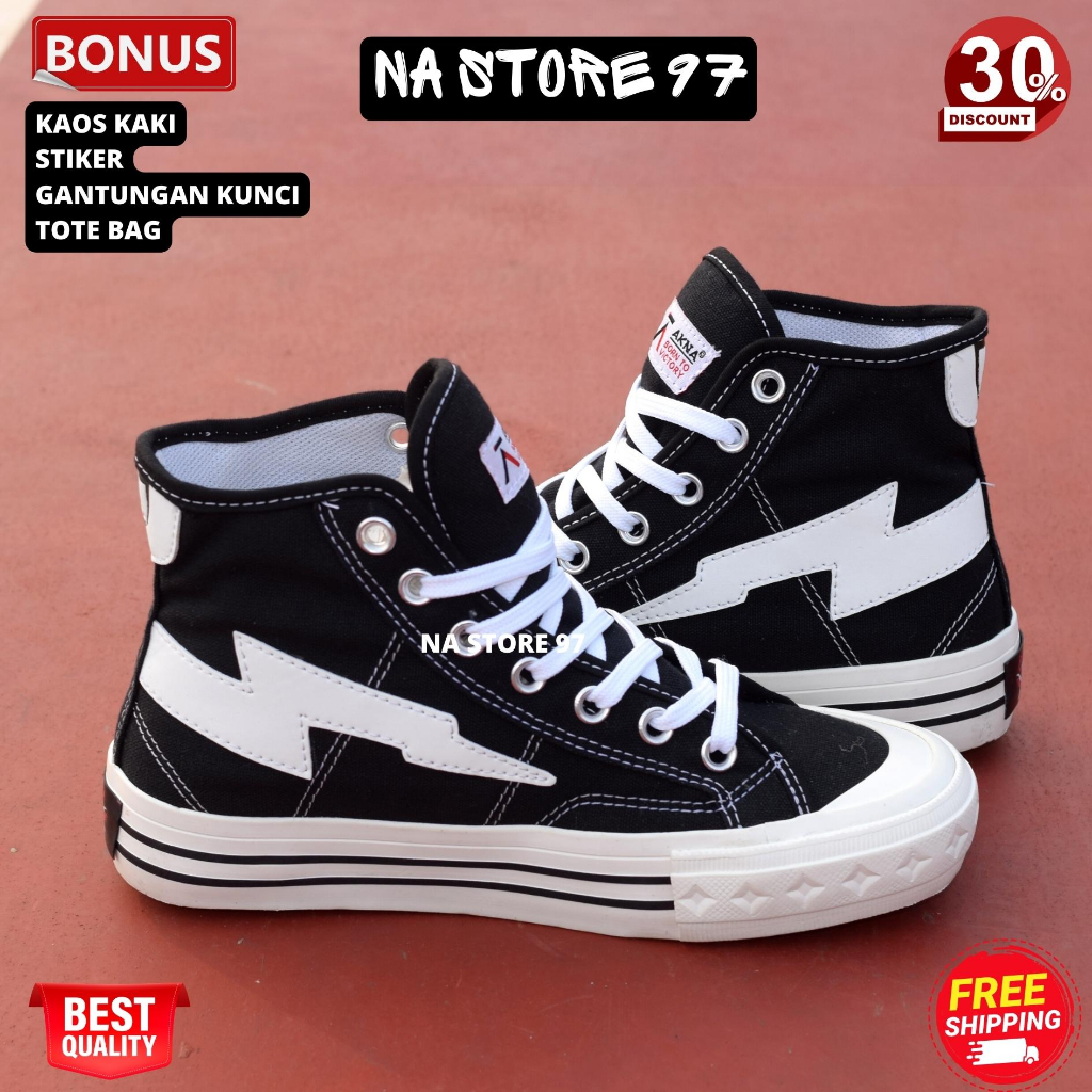 SEPATU CONVERSE 70S HIGH ALL STAR PREMIUM 100% WANITA PRIA SNEAKERS SEKOLAH HITAM PUTIH