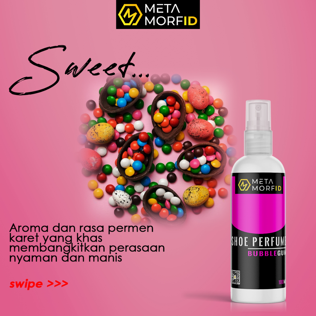 Metamorfid Parfum Sepatu Anti Bau Dan Bakteri 100ml