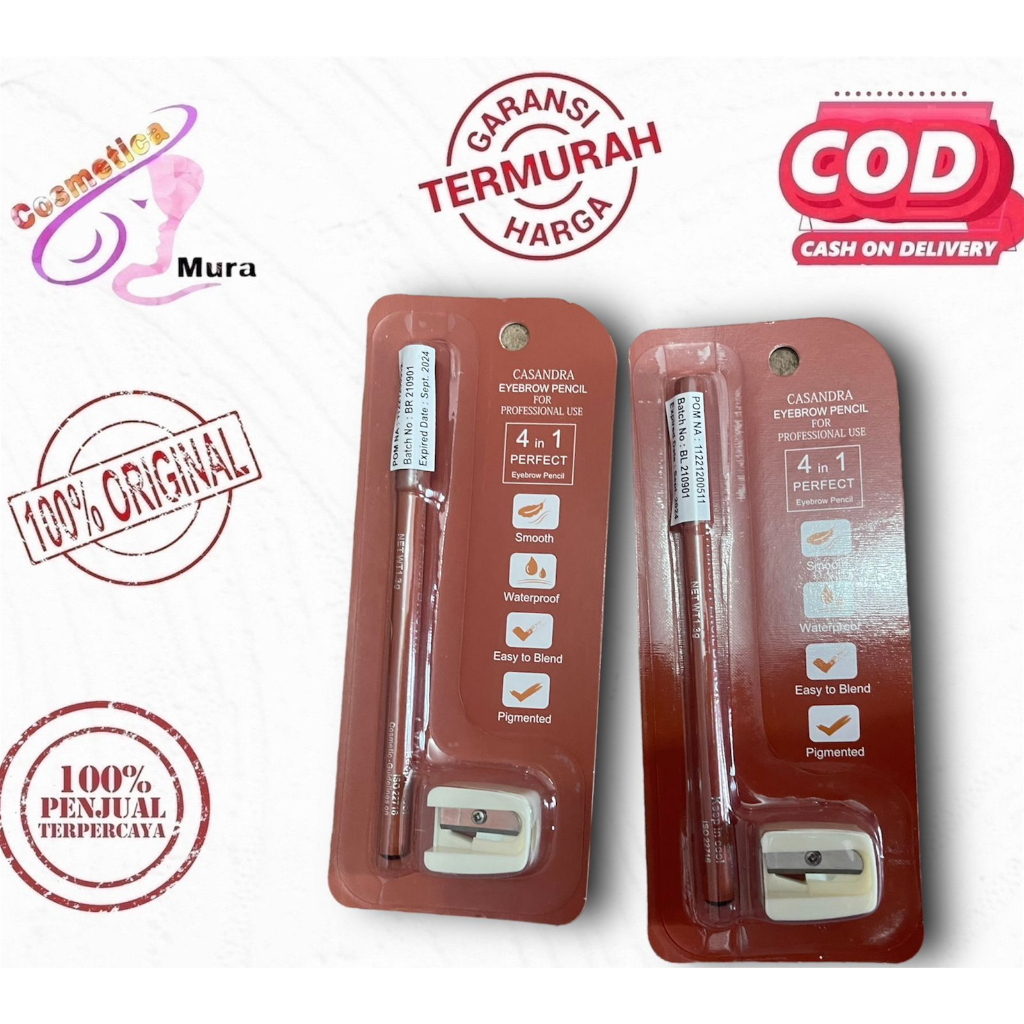 casandra free rautan / new pensil alis casandra ada rautan / cassandra profesional rautan