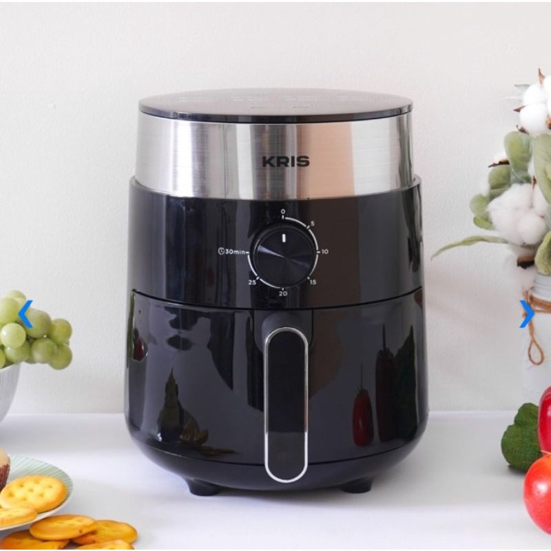 Kris 2.5 Ltr Air Fryer Manual LOW watt - Hitam