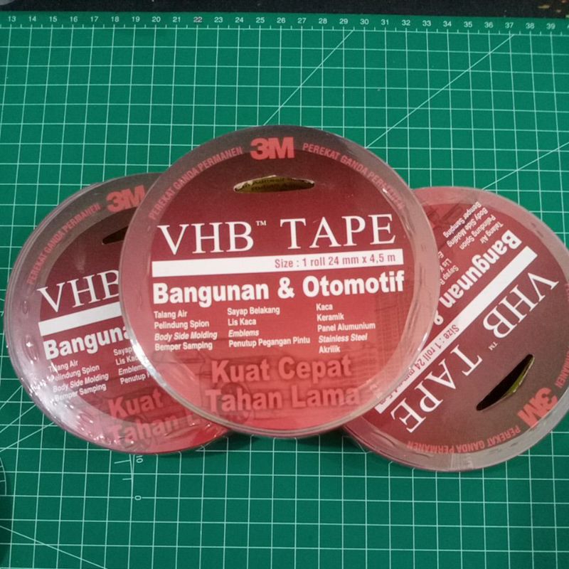 

DOUBLE TAPE 3M MERAH 24MM×4,5M