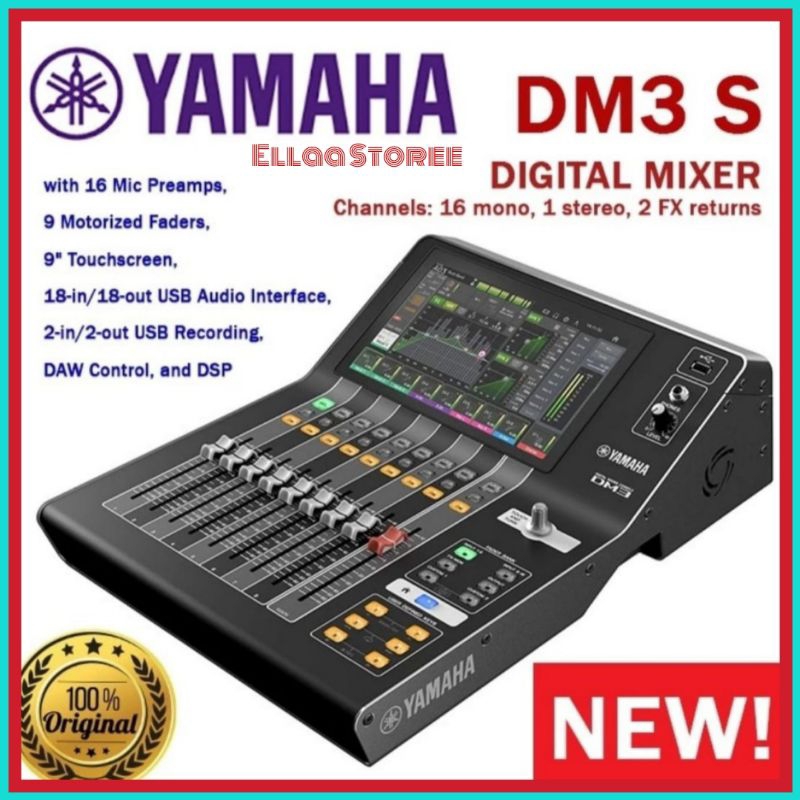 MIXER DIGITAL YAMAHA DM3 S, DIGITAL MIXER YAMAHA DM3 S, ORIGINAL..
