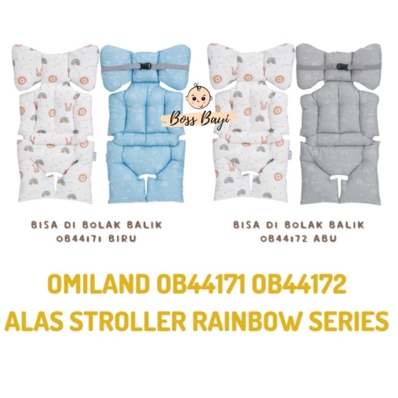 OMILAND - Alas Stroller Bayi + Bantal Dot