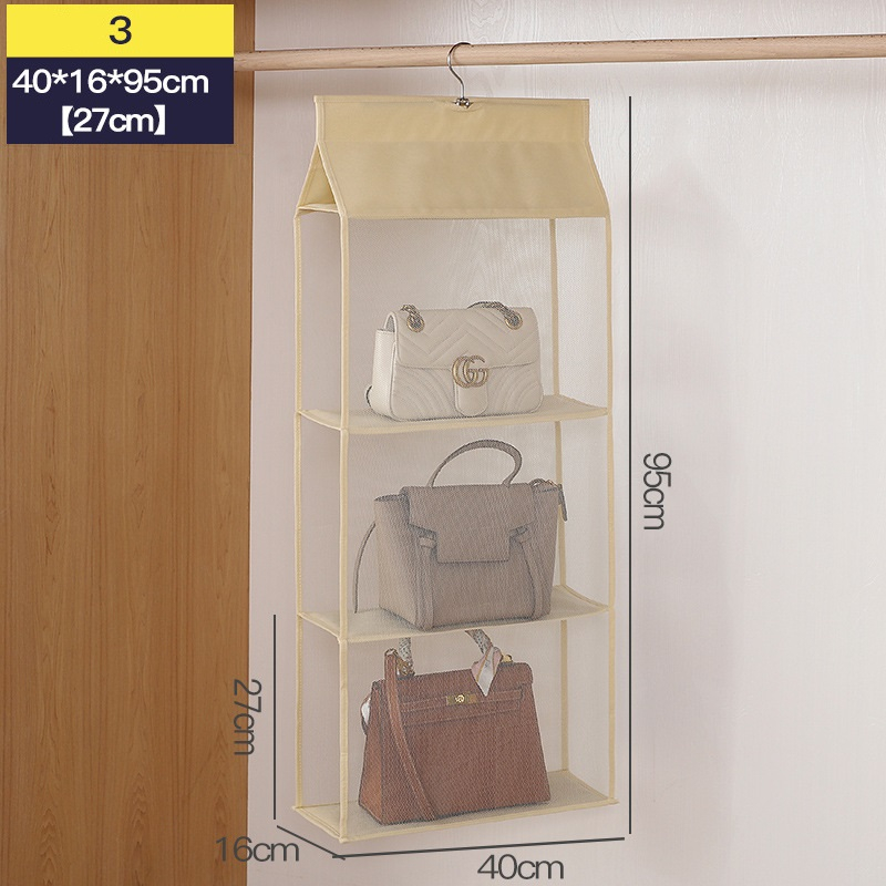 Lemari  Tas Susun Anti Debu / Bag Storage Tas Mika Transparant