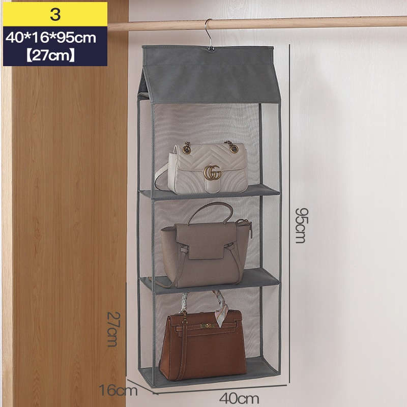 Lemari  Tas Susun Anti Debu / Bag Storage Tas Mika Transparant