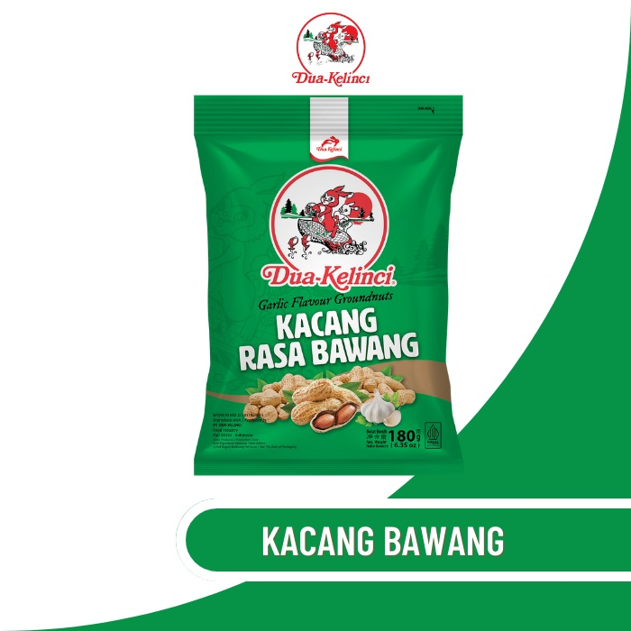 

[180 Gram] Dua Kelinci Garlic Nut - Kacang Rasa Bawang 180 gr